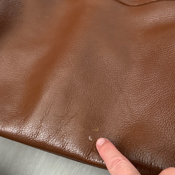 Prada Brown Leather Satchel Bag - Picture 8 of 10